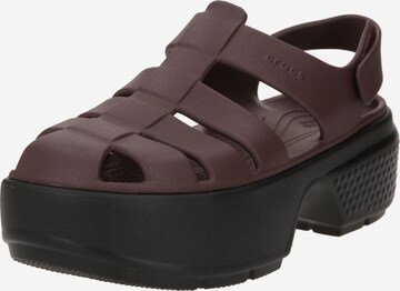 Crocs Sandal i brun: framsida