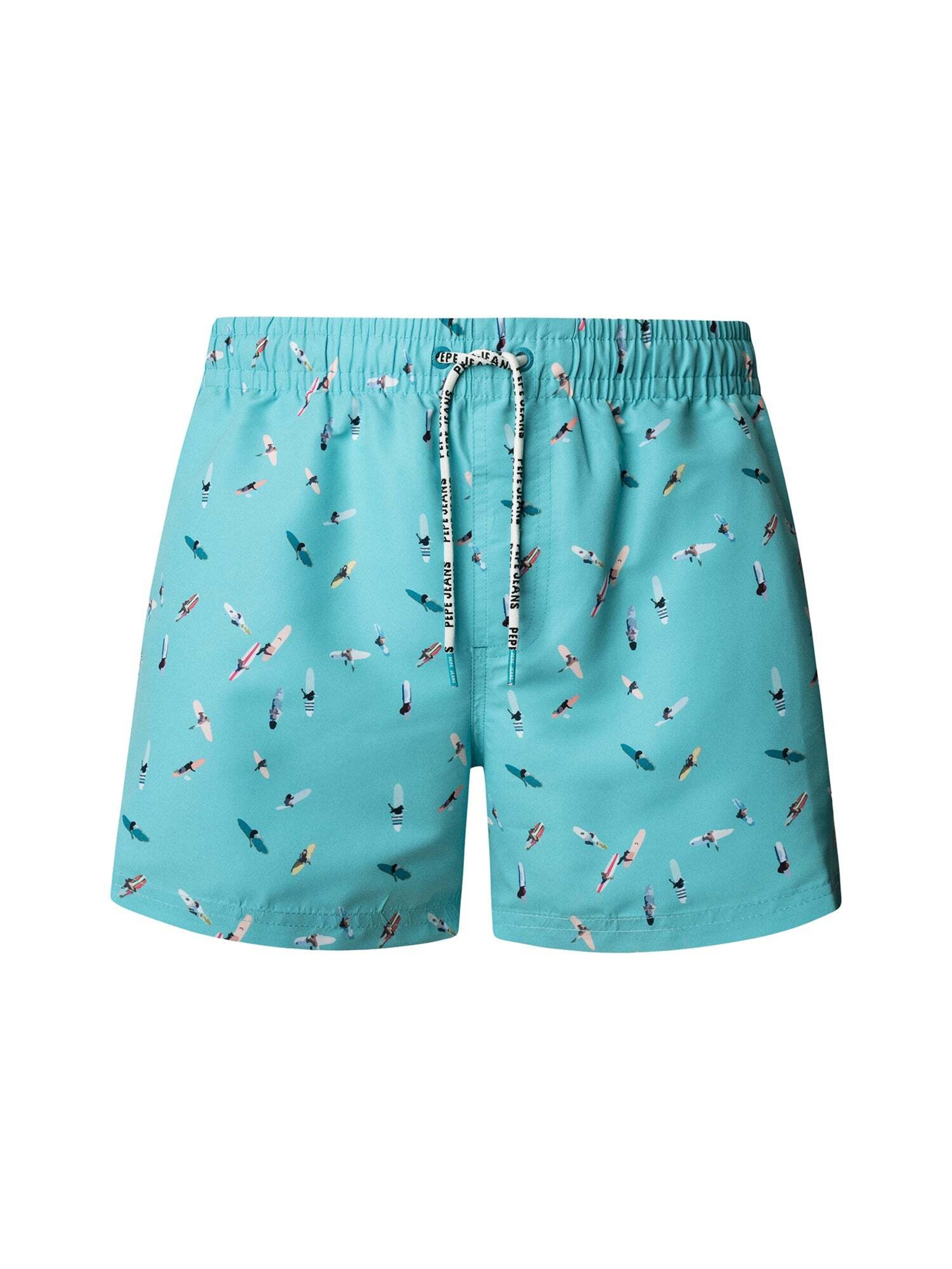 Pepe Jeans Board Shorts in Blue: front