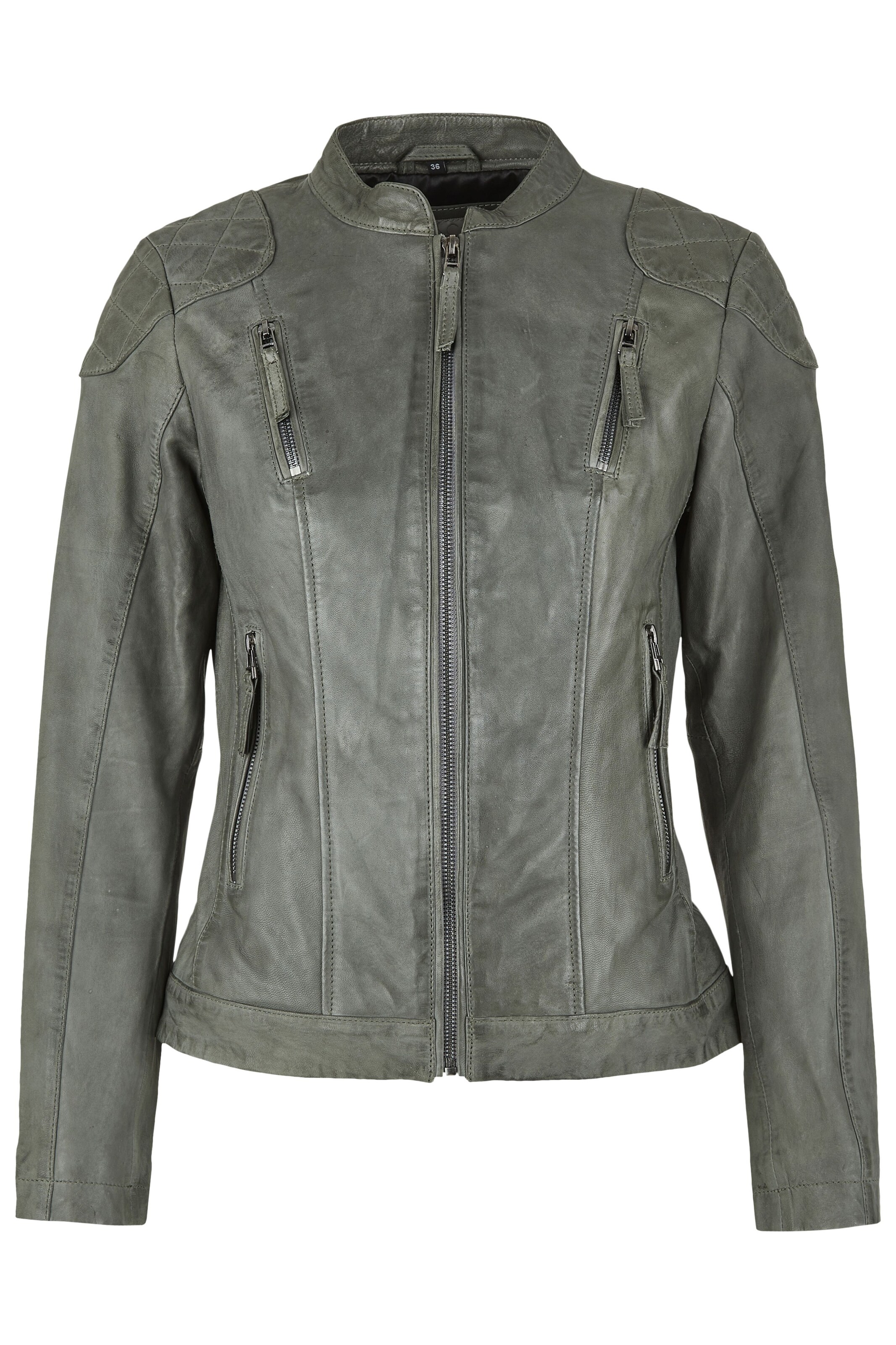 7ELEVEN Tussenjas 'SEChloe' in Grijs: voorkant