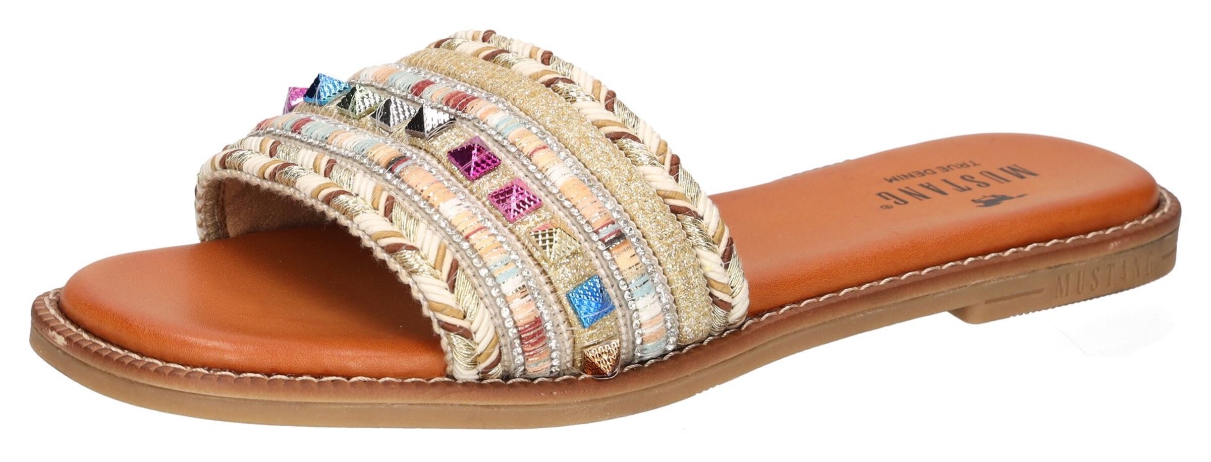 MUSTANG Sandals in Beige: front