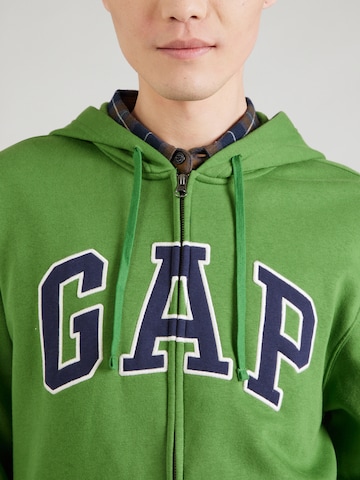 GAP Sweatvest 'HERITAGE' in Groen