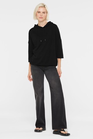 SENSES.THE LABEL Sweatshirt in Schwarz: Vorderseite