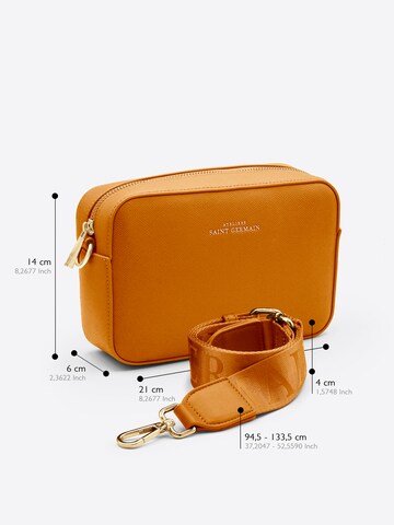 Sac à bandoulière 'CHANTILLY' Ateliers Saint Germain en marron