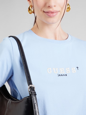 mėlyna GUESS JEANS Marškinėliai