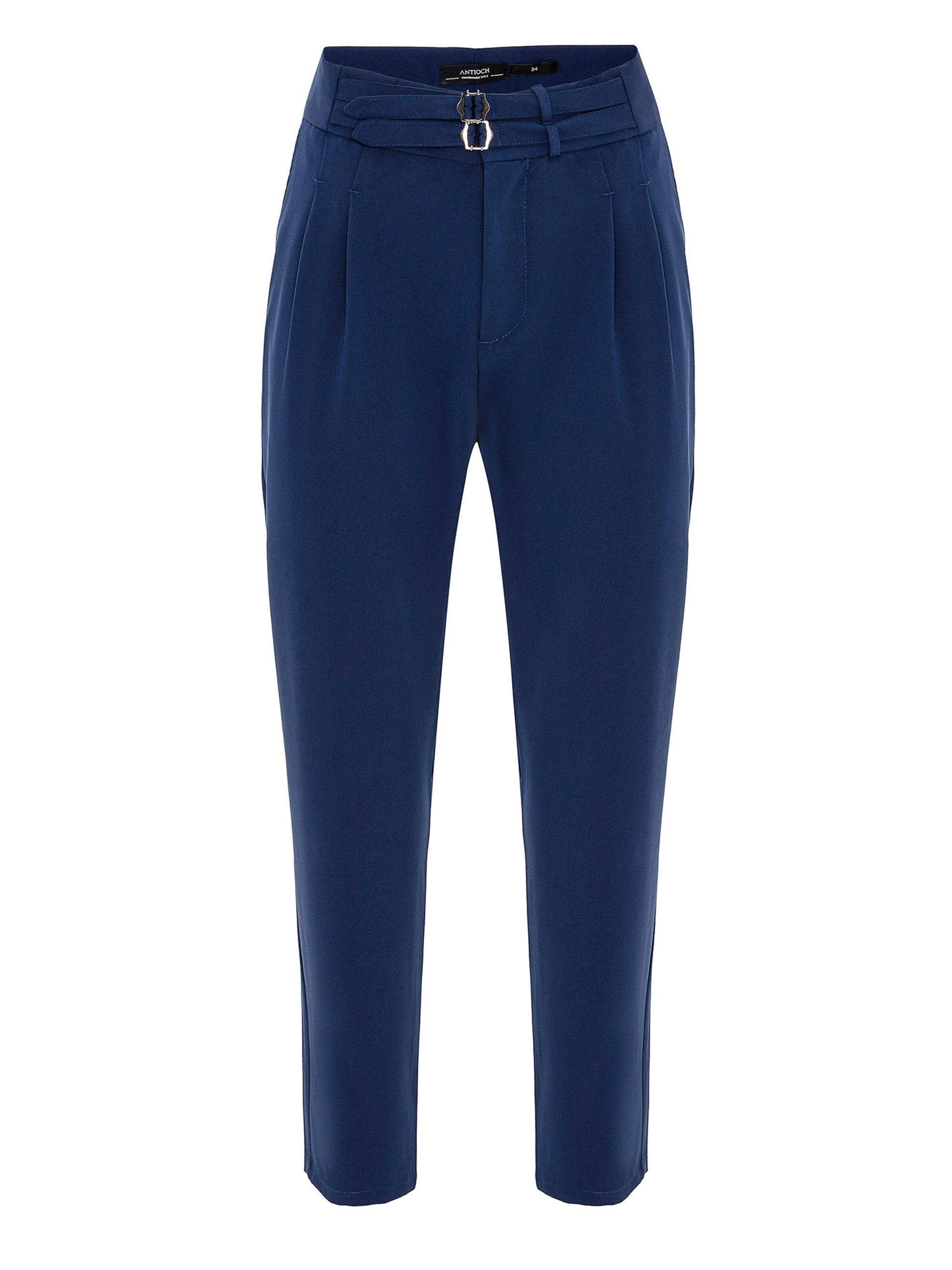 Tapered Pantaloni de la Antioch pe albastru: față