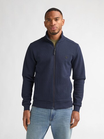PETROL INDUSTRIES MEN Sweatvest in Blauw: voorkant