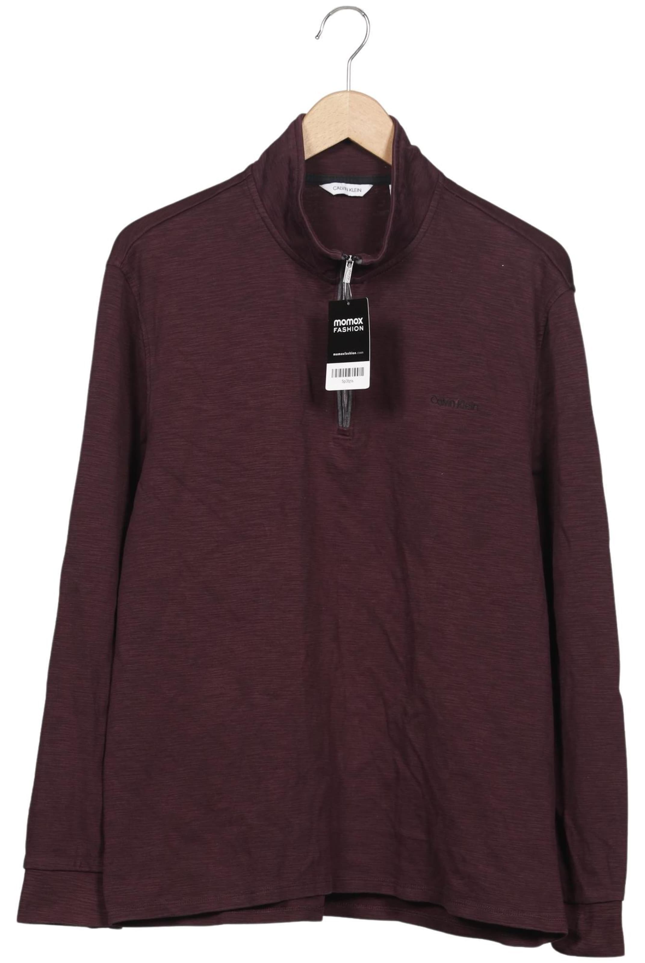 Calvin Klein Sweatshirt & Zip-Up Hoodie in XL in Red: front