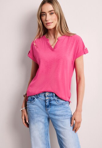 STREET ONE Shirt in Pink: front