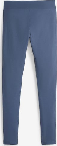 PUMA Skinny Sportovní kalhoty 'ESS+ MINIMAL GOLD' – modrá