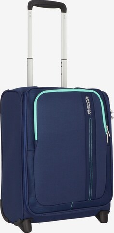 American Tourister Trolley in Blauw