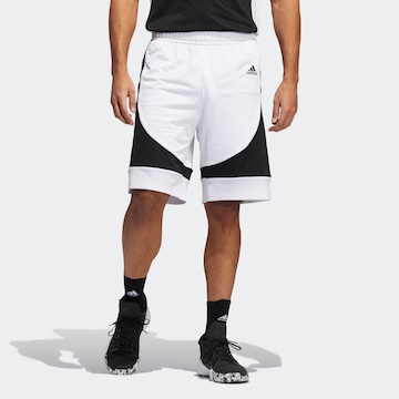 ADIDAS SPORTSWEAR Regular Workout Pants 'N3Xt L3V3L Prime' in White: front