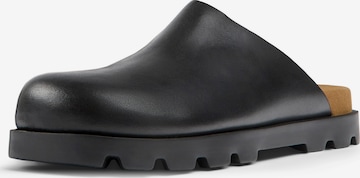 CAMPER Mules ' Brutus ' in Black: front