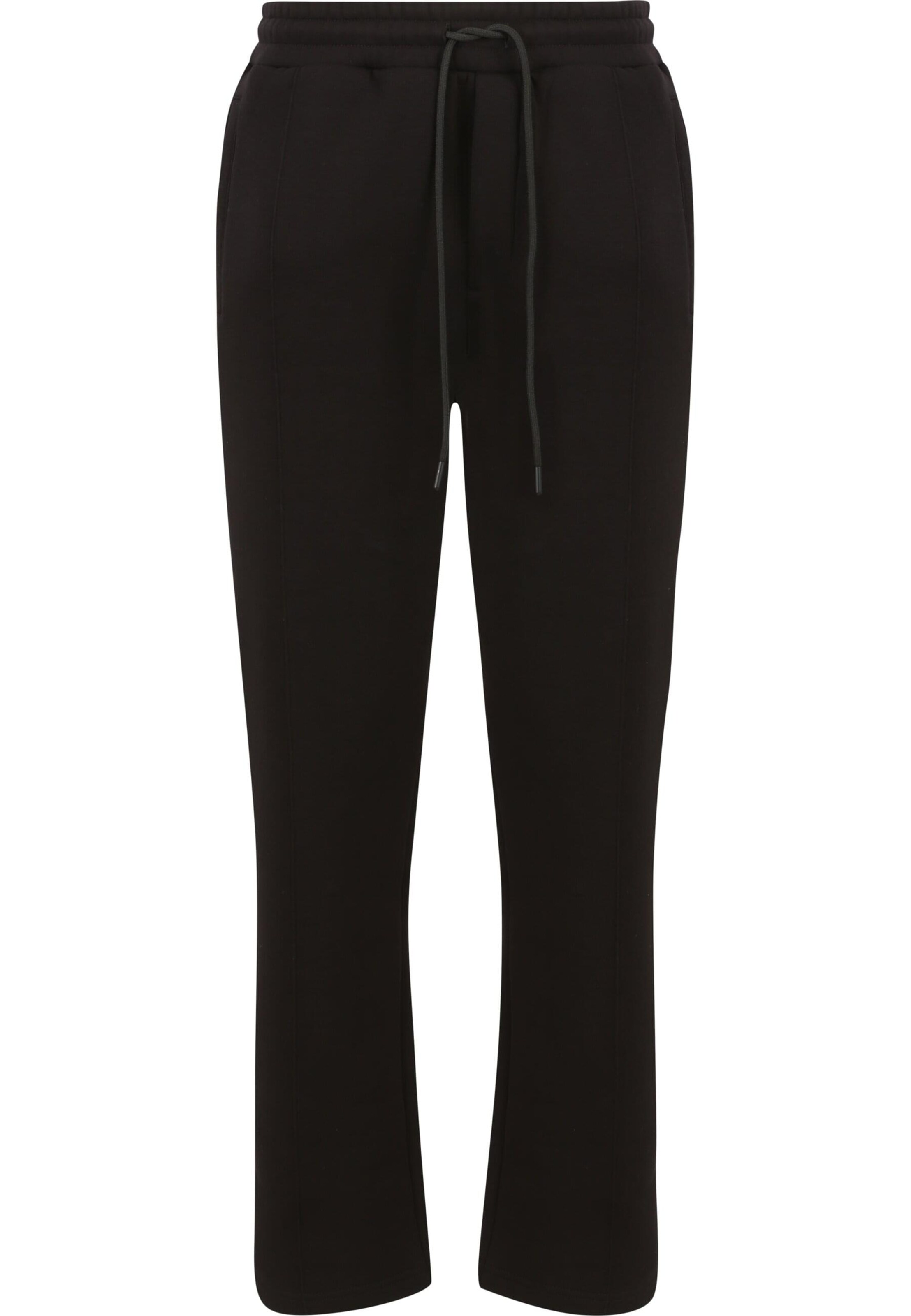 DEF Kalhoty – černá: přední strana