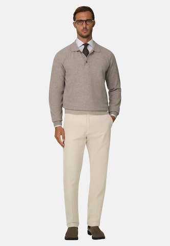 Boggi Milano Slim fit Chino trousers in Brown