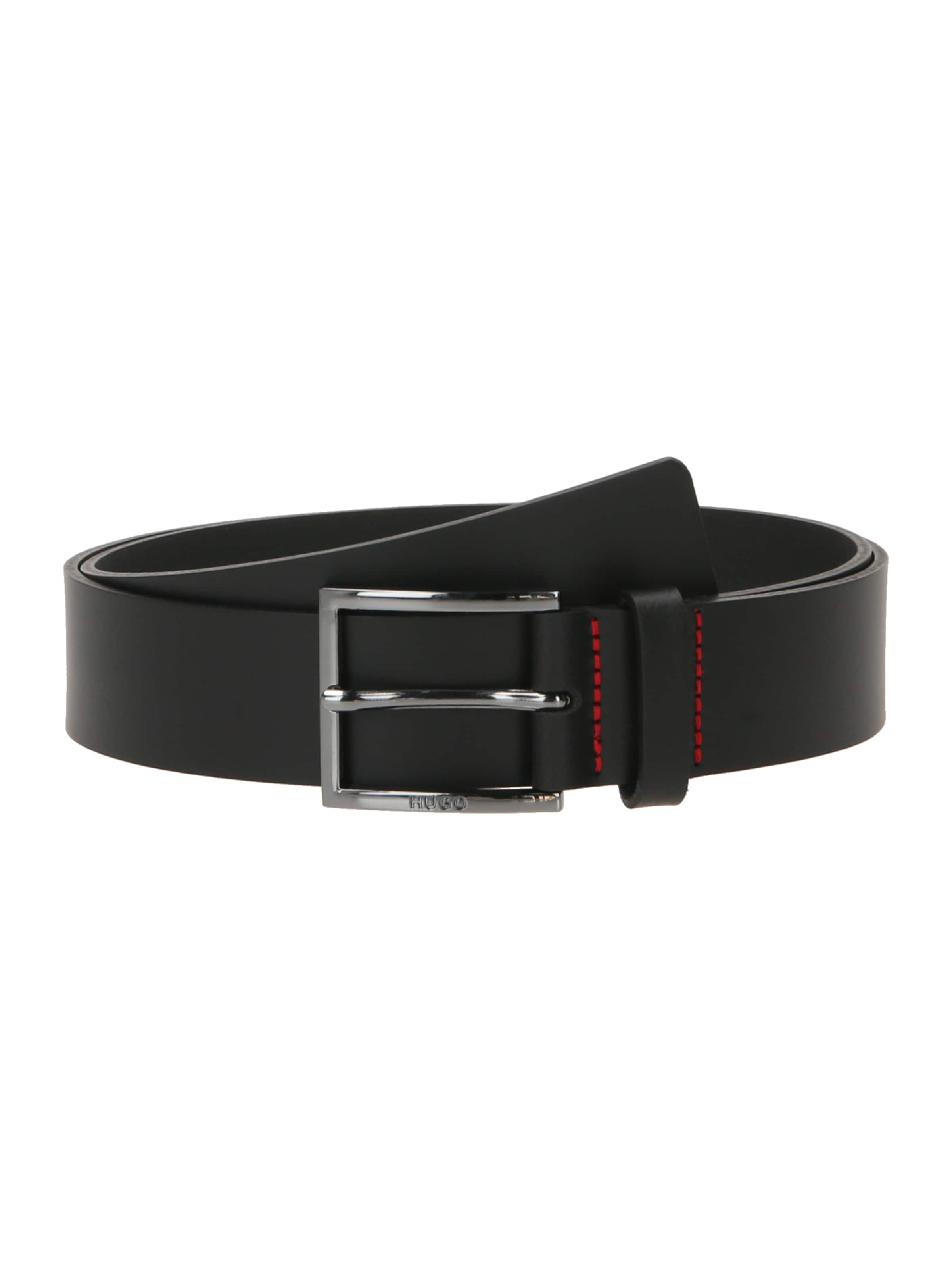 HUGO Belt 'Geek' in Black: front