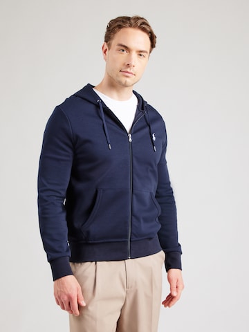 Giacca di felpa di Polo Ralph Lauren in blu: frontale