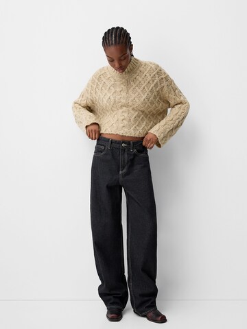 Pull-over Bershka en beige