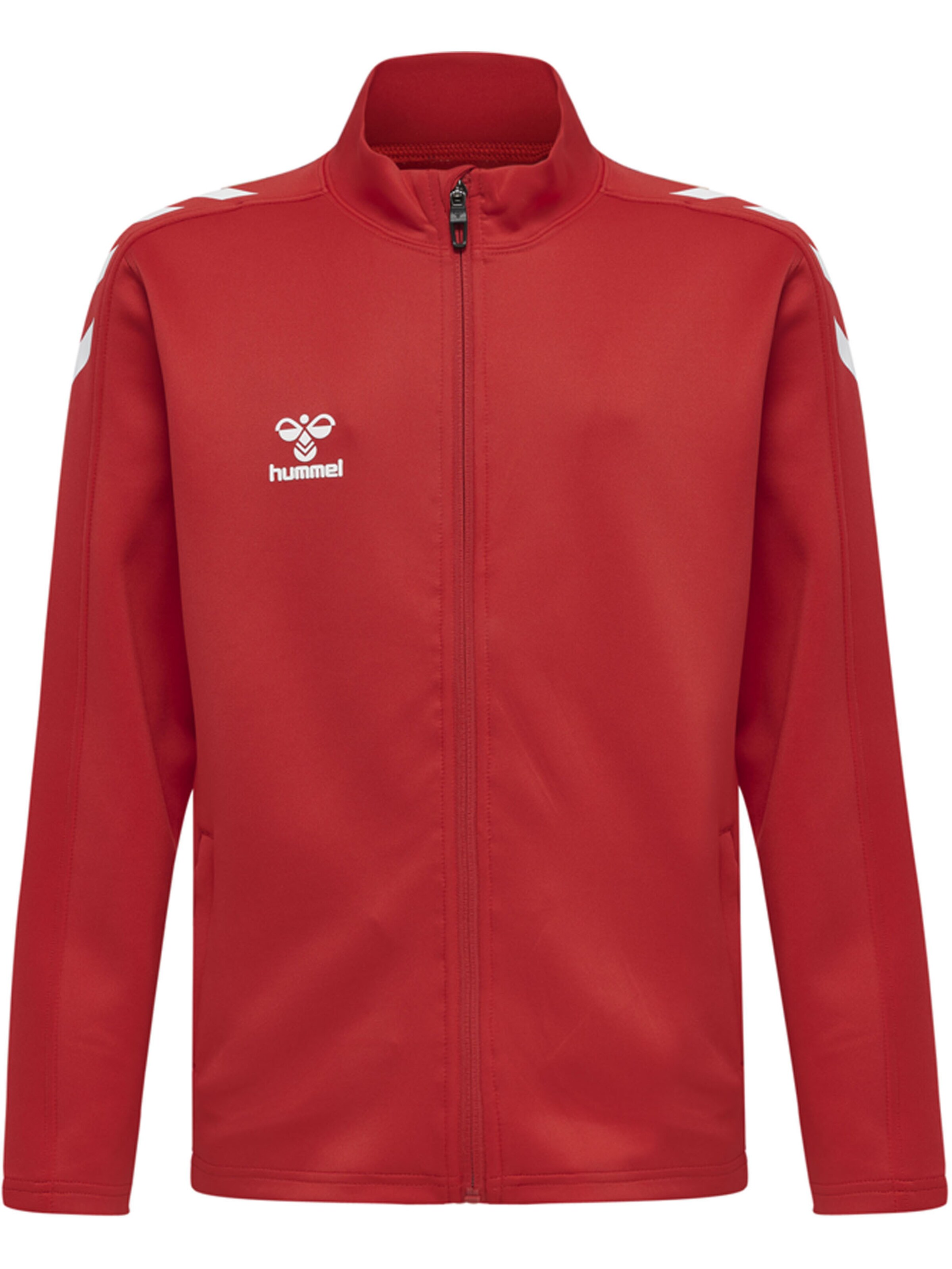 Hummel Sportsweatjacke 'Core Xk Poly' in Rot: Vorderseite