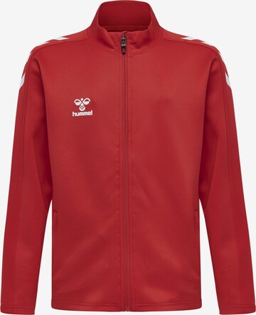 Veste de survêtement 'Core Xk Poly' Hummel en rouge : devant