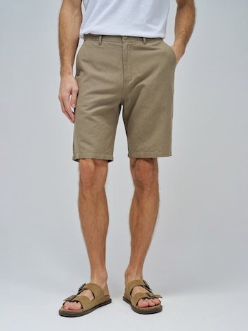 Salsa Jeans Shorts Regular in Grün: Vorderseite