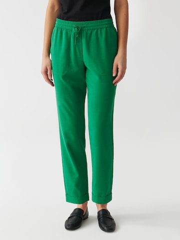 Regular Pantalon 'Sudiki 1' TATUUM en vert : devant