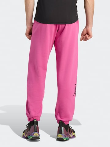 ADIDAS PERFORMANCE Tapered Παντελόνι φόρμας σε ροζ