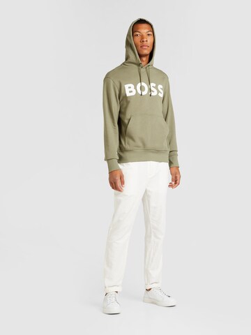 BOSS Sweatshirt 'Webasic' in Grün