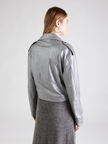 Studio AR Between-Season Jacket 'SAVANNAH' in Silver