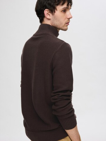 SELECTED Sweater 'SLHAxel' in Brown