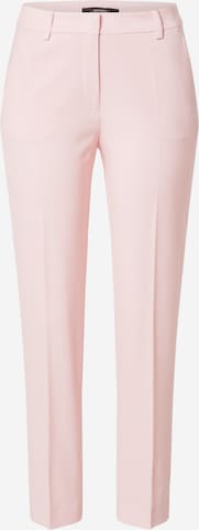Pantaloni cu dungă 'CANON' de la Weekend Max Mara pe roz: față