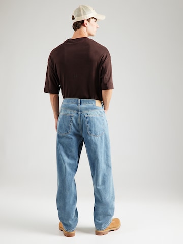 WEEKDAY Wide Leg Jeans 'Galaxy Hanson' in Blau
