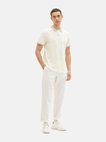 TOM TAILOR Poloshirt in Beige