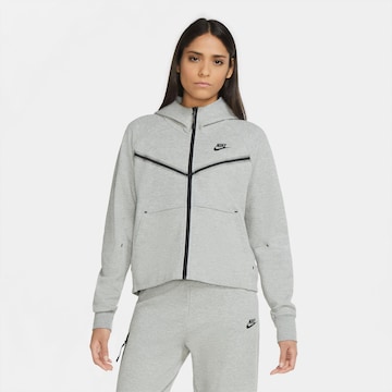 Veste de survêtement Nike Sportswear en gris : devant