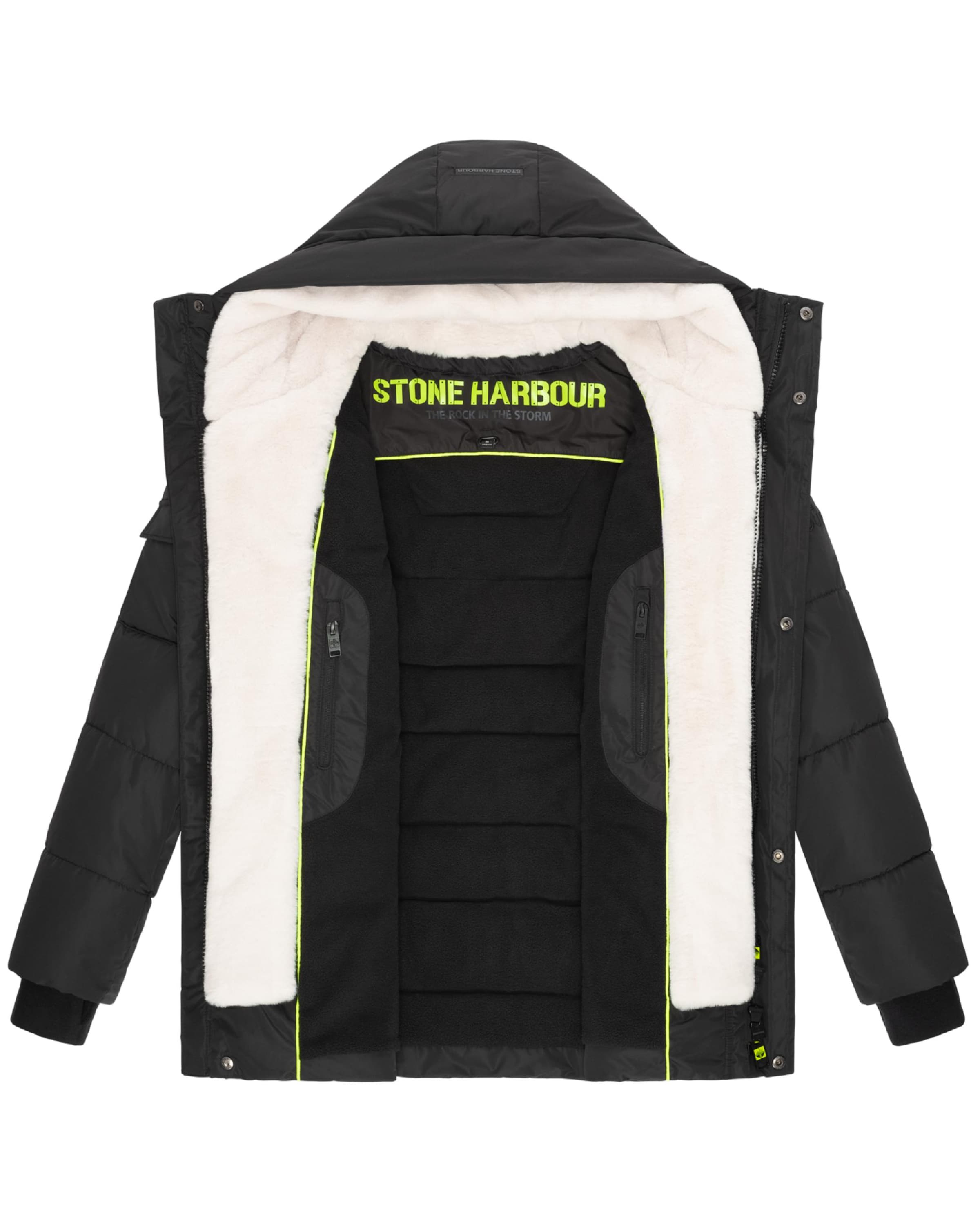 Giacca invernale 'Lauroo' di STONE HARBOUR in nero