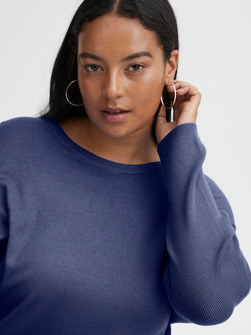 Robes en maille ' FPBlume ' Fransa Curve en bleu