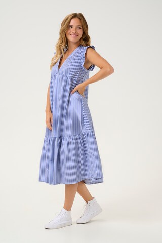 Robe 'Bjørg' CULTURE en bleu : devant