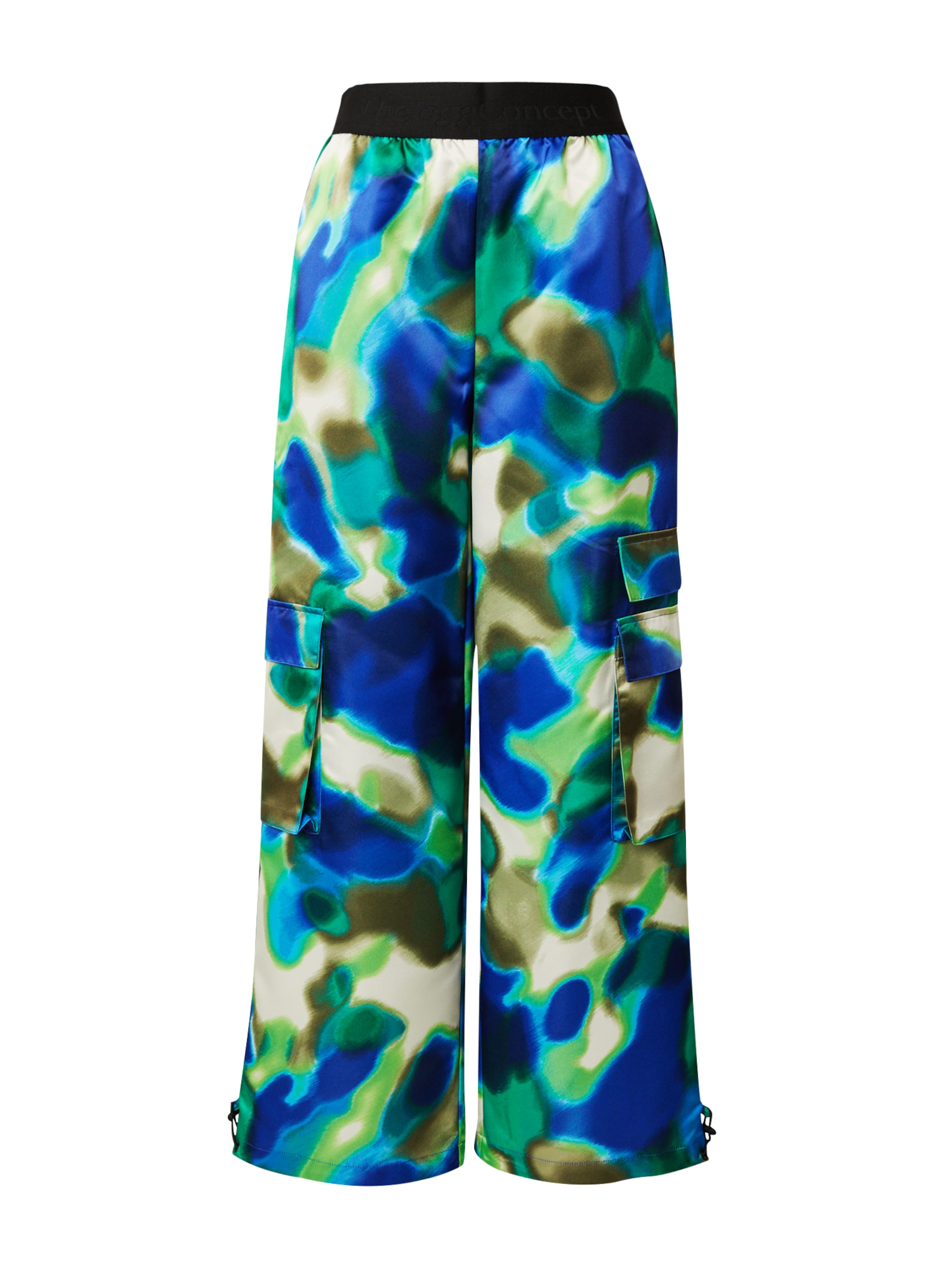 The Jogg Concept Wide Leg Hose 'HALI' in Blau: Vorderseite