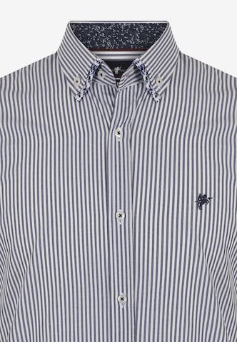 DENIM CULTURE Regular fit Button Up Shirt 'Trevor' in Blue