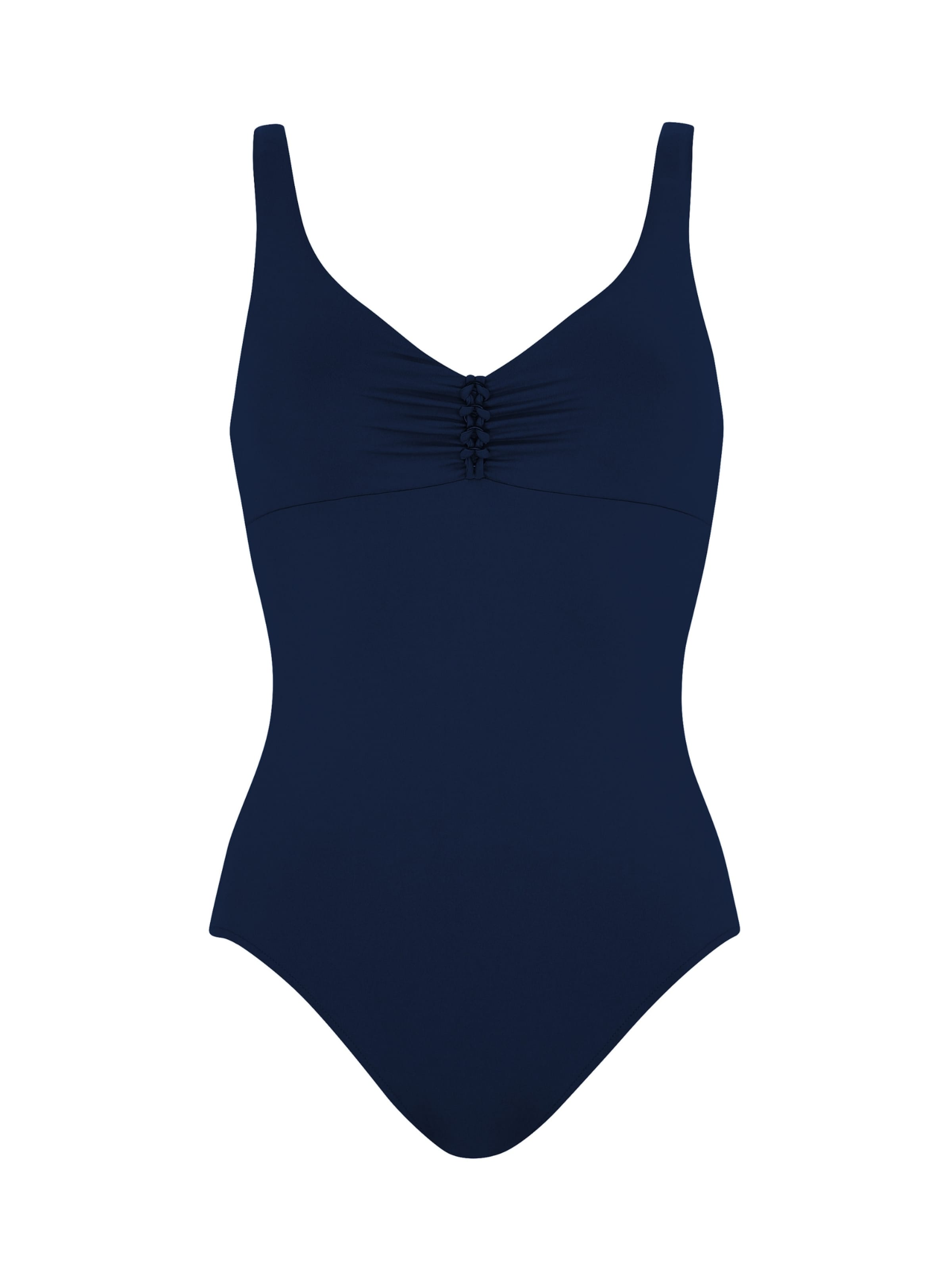 SUNFLAIR Badeanzug in nachtblau / weiß, Produktansicht