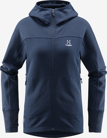 Haglöfs Athletic Fleece Jacket 'Betula' in Blue: front