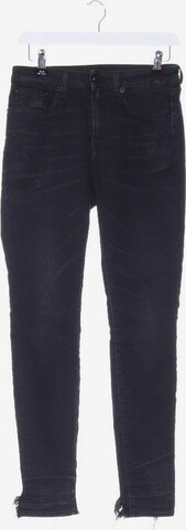 R13 Jeans 28 in Schwarz: predná strana