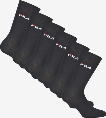 Chaussettes FILA en noir : devant