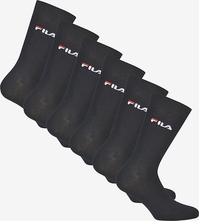 FILA Socken in rot / schwarz / weiß, Produktansicht