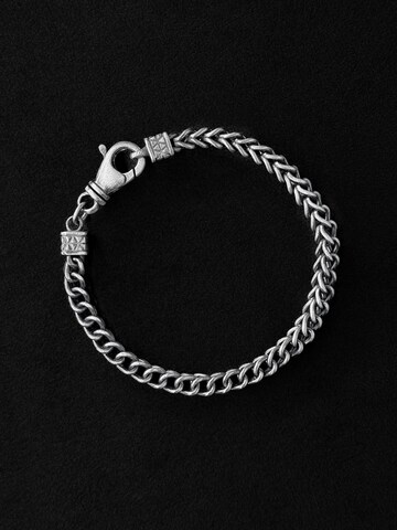 REYTEL - Pulsera 'TENGING' en plata: frente