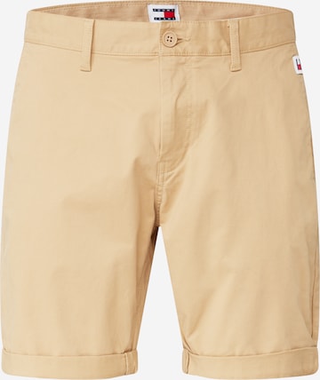 Tommy Jeans Regular Chino 'Scanton' in Beige: voorkant