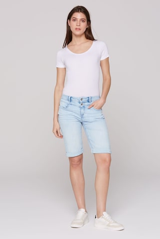 Soccx Regular Jeans Bermuda HA:NNI Regular Fit in Blau