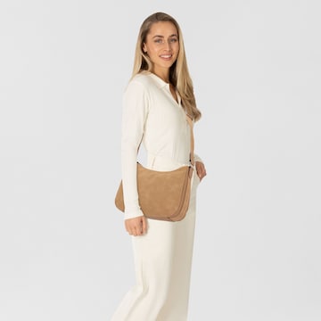 Borsa a tracolla 'Yara' di TOM TAILOR in marrone: frontale