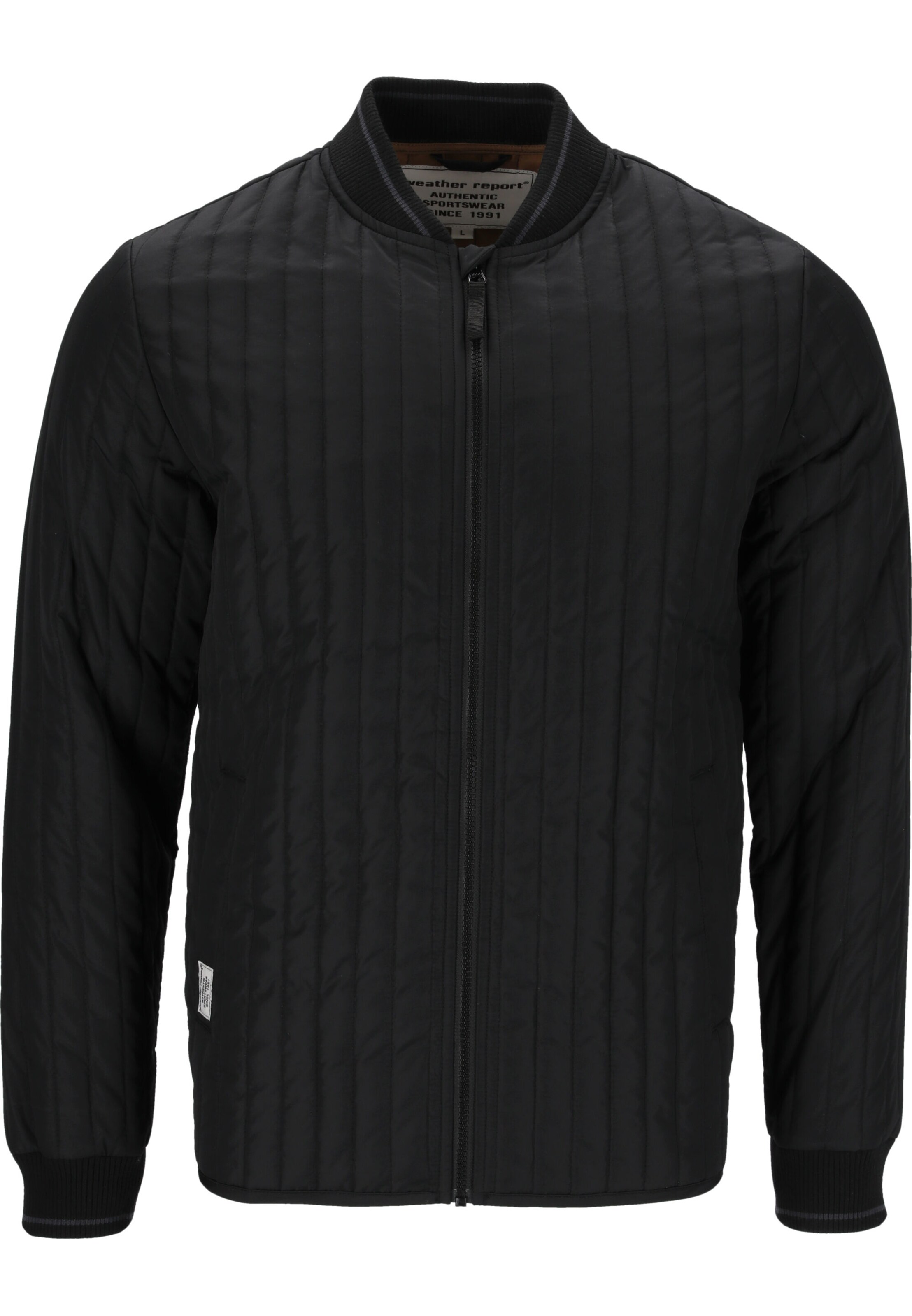 Weather Report Jacke in Schwarz: Vorderseite