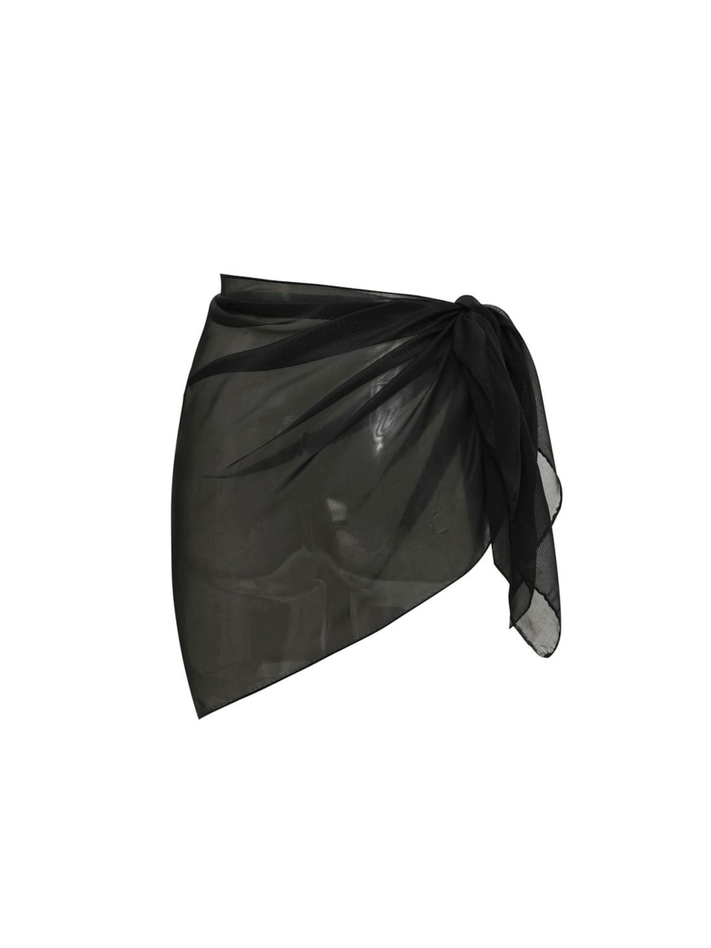 Gonna 'Uni' di alberto cabale in nero: frontale