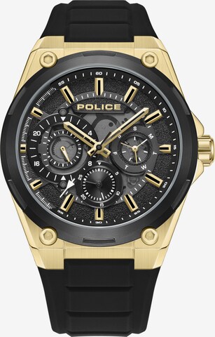 POLICE Analog Watch 'Salkantay' in Black: front